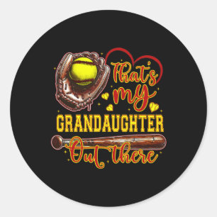 Dat is mijn kleindochter Softll oma daarbuiten Ronde Sticker