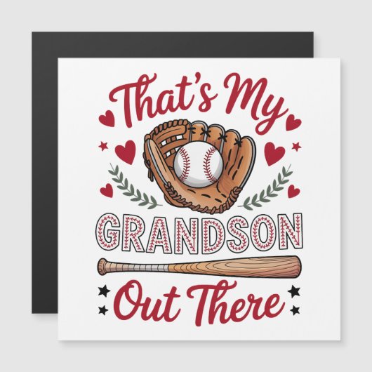 Dat is mijn kleinzoon daar Baseball oma (Voorkant / Achterkant)