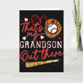 Dat is mijn kleinzoon daar Baseball oma moeder Kaart (Voorkant)