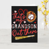 Dat is mijn kleinzoon daar Baseball oma moeder Kaart (Gele Bloem)