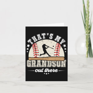Dat is mijn kleinzoon daar Baseball oma opa Kaart