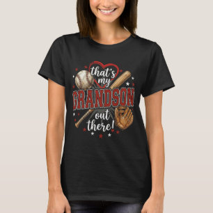 Dat is mijn kleinzoon daar Baseball oma T-shirt