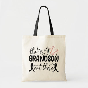 Dat is mijn kleinzoon daar Buiten Grappige Oma Zit Tote Bag