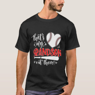 Dat is mijn kleinzoon daar buiten honkbal oma Mann T-shirt