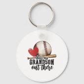 Dat is mijn kleinzoon daar, Bysebyll Oma Moth Sleutelhanger (Voorkant)