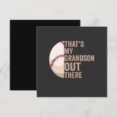 Dat is mijn kleinzoon daar een grappige honkbal li kaart (Voorkant / Achterkant)