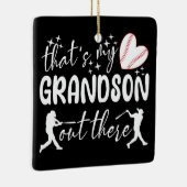 Dat is mijn kleinzoon daar, grappige oma keramisch ornament (Rechts)