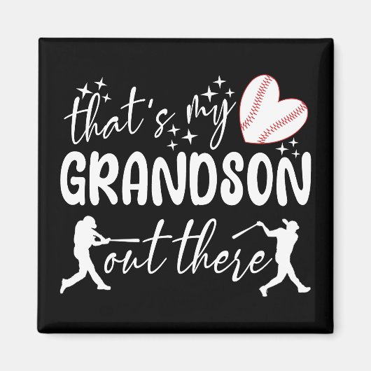 Dat is mijn kleinzoon daar, grappige oma magneet (Voorkant)