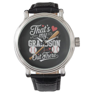 Dat is mijn kleinzoon daar honkbal horloge