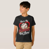 Dat is mijn kleinzoon daar, honkbal oma baseb t-shirt (Voorkant volledig)