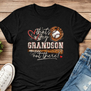 Dat is mijn kleinzoon daar honkbal Oma T-shirt