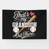 Dat is mijn kleinzoon daar honkbal spandoek (Horizontaal)