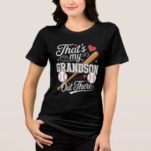 Dat is mijn kleinzoon daar honkbal Tri-Blend shirt