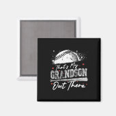 Dat is mijn kleinzoon daar, oma honkbalmot magneet (Voorkant / Achterkant)