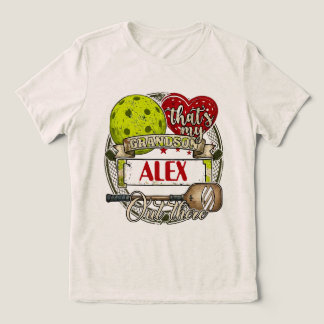 Dat is mijn kleinzoon daar Paddleball Pickleball Tri-Blend Shirt