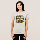 Dat is mijn kleinzoon daar Pickleball cadeau Tri-Blend Shirt (Voorkant volledig)