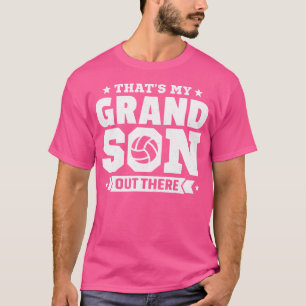 Dat is mijn kleinzoon daar, volleybal grootouder t-shirt