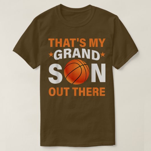 Dat is mijn kleinzoon, daar waar Basketball Grand T-shirt (Design voorkant)