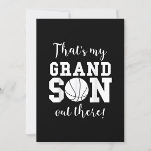 Dat is mijn kleinzoon die aan het basketballen is kaart