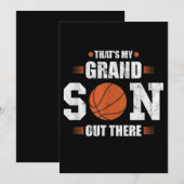 Dat is mijn kleinzoon die basketbal speelt - cadea kaart (Voorkant / Achterkant)