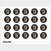 Dat is mijn kleinzoon die daar oma moeders verkoop ronde sticker (Vel)