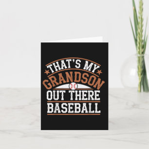 Dat is mijn kleinzoon uit honkbal oma Moederdag Kaart