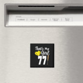 Dat is mijn meisje nummer #77 Zachte nummer 77 Magneet (Insitu (Vaatwasser))