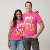 Dat is mijn meisje volleybal 13 t-shirt (Unisex)