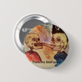 Dat is mijn rundvleesschok! ronde button 5,7 cm (Voorkant /achterkant)