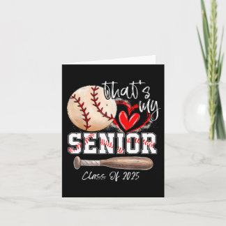 Dat is mijn senior CL van 2025 honkbal Afstuderen  Kaart