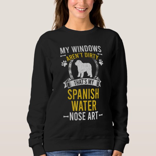 Dat is mijn Spaanse Waterneus hond Trui (Voorkant)
