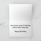 Dat is mijn verhaal en ik houd me eraan. kaart (Binnen)