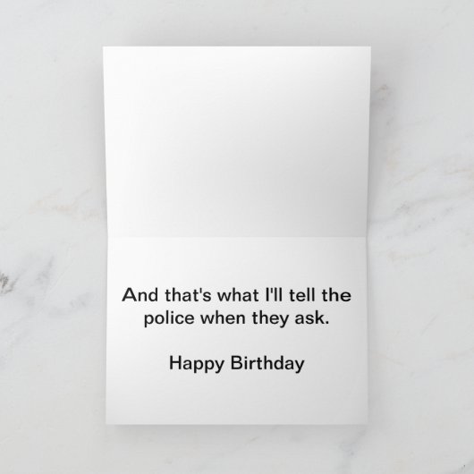 Dat is mijn verhaal en ik houd me eraan. kaart (Binnen)