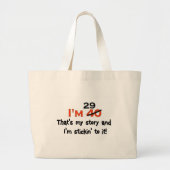Dat is mijn verhaal. grote tote bag (Voorkant)
