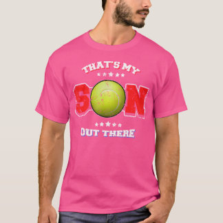 Dat is mijn zoon daar, die ouder is Tennis T-shirt