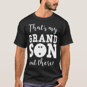Dat is m'n kleinzoon daar, Bowling Grandma Grandp T-shirt (Voorkant)