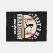 Dat is m'n kleinzoon daar. fleece deken (Voorkant (Horizontaal))