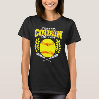 Dat is m'n neef daar... die Softball Player Famili T-shirt