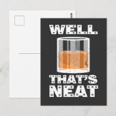 Dat is mooi, grappige whisky briefkaart (Voorkant / Achterkant)
