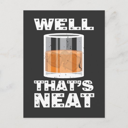 Dat is mooi, grappige whisky briefkaart (Voorkant)