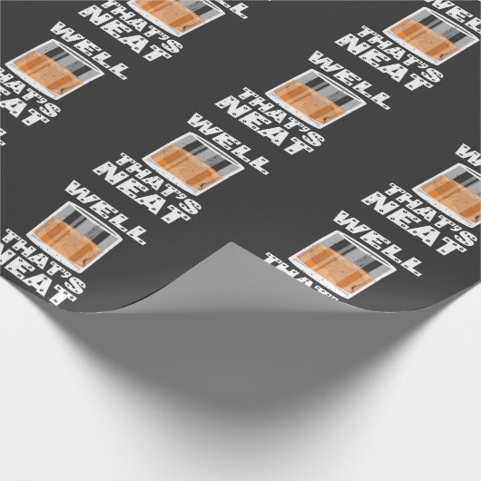 Dat is mooi, grappige whisky cadeaupapier (Hoek)