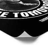Dat is morgen verschuldigd T-shirt Poster (Hoek)