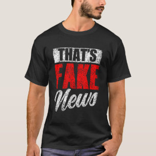 Dat is nepnieuws rechten persvrijheid journalistie t-shirt
