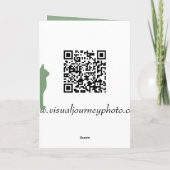 Dat is niet Coal Laughing Cat kerstkaart Feestdagen Kaart (Achterkant)