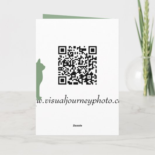 Dat is niet Coal Laughing Cat kerstkaart Feestdagen Kaart (Achterkant)