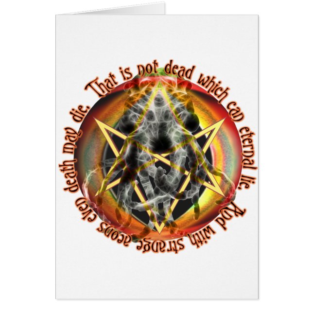 Dat is niet dood, dat kan eeuwig liegen (Voorkant)