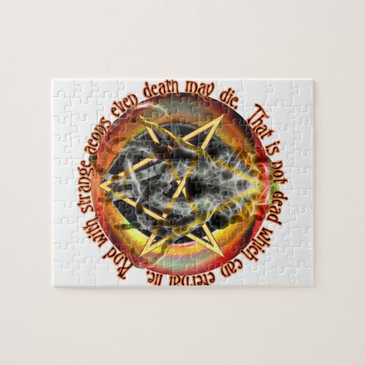 Dat is niet dood, dat kan eeuwig liegen legpuzzel (Horizontaal)