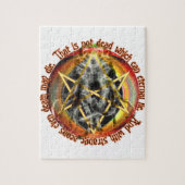 Dat is niet dood, dat kan eeuwig liegen legpuzzel (Verticaal)