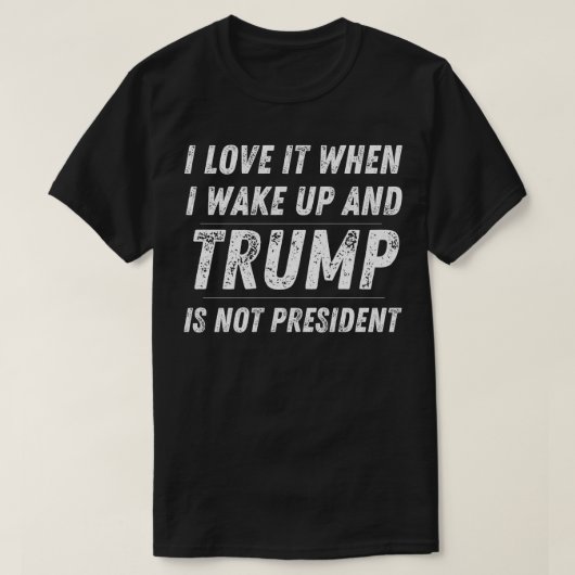 Dat is niet mijn President T-shirt (Design voorkant)