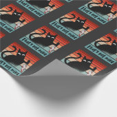 Dat is niet van mij, Innocent Cat met mes Briefkaa Cadeaupapier (Hoek)